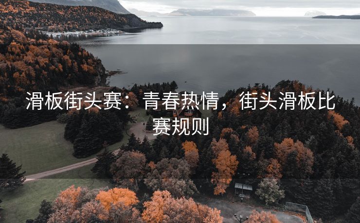 滑板街头赛：青春热情，街头滑板比赛规则